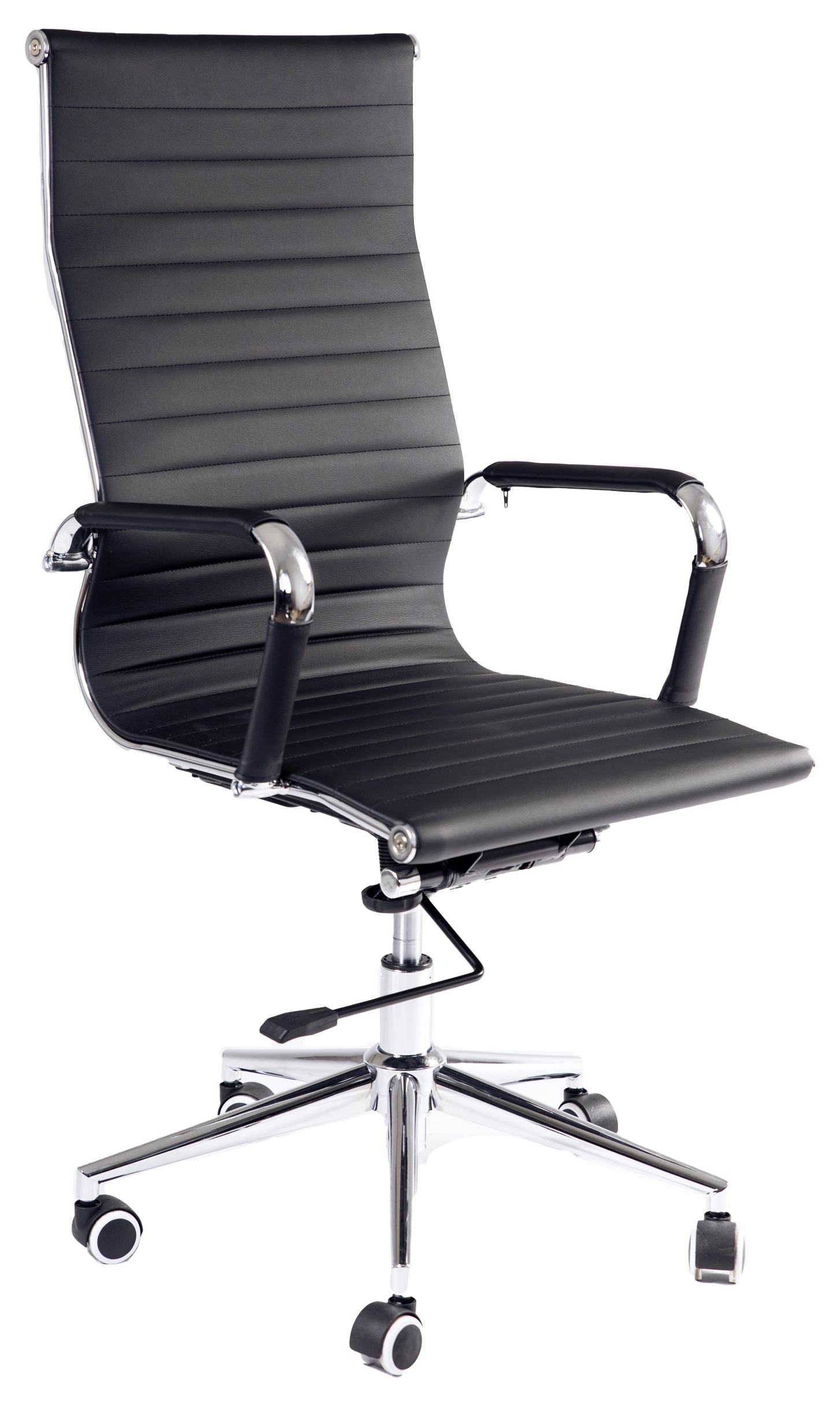 Крісло офісне Tehforward Slim Tilt екошкіра чорне